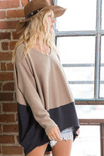 Load image into Gallery viewer, Camel Color Block Tunic
