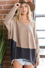 Load image into Gallery viewer, Camel Color Block Tunic
