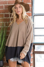 Load image into Gallery viewer, Camel Color Block Tunic
