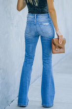 Load image into Gallery viewer, Flared Denim Jeans
