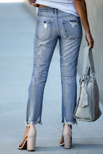 Load image into Gallery viewer, Distressed Boyfriend Jeans
