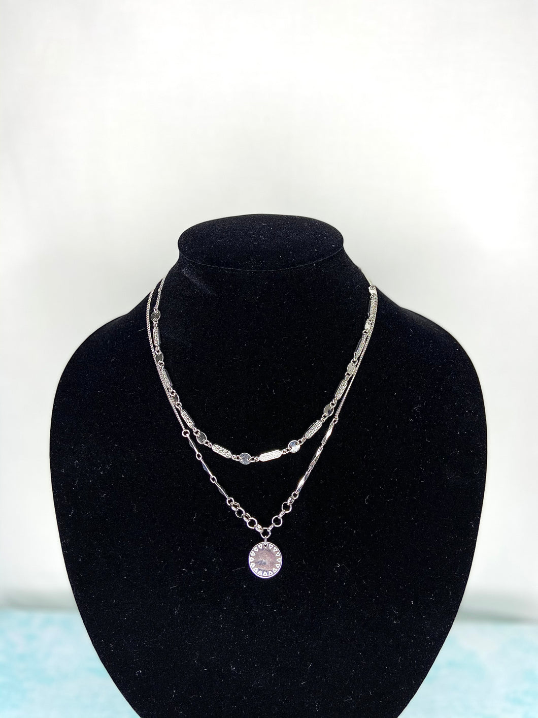 Silver Sunset Necklace