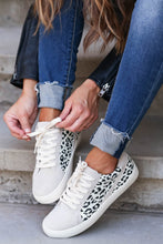 Load image into Gallery viewer, Grey Leopard Sneakers
