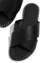 Load image into Gallery viewer, Black Criss Cross Sandals
